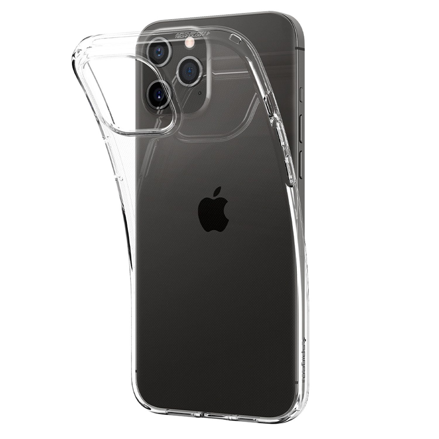 Spigen Backcover Spigen Liquid Crystal Case für Apple iPhone 12 Pro Max - Transprent