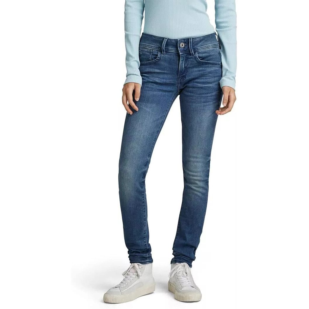 Regular-fit-Jeans Damen Jeans Lynn Mid Skinny Medium Aged