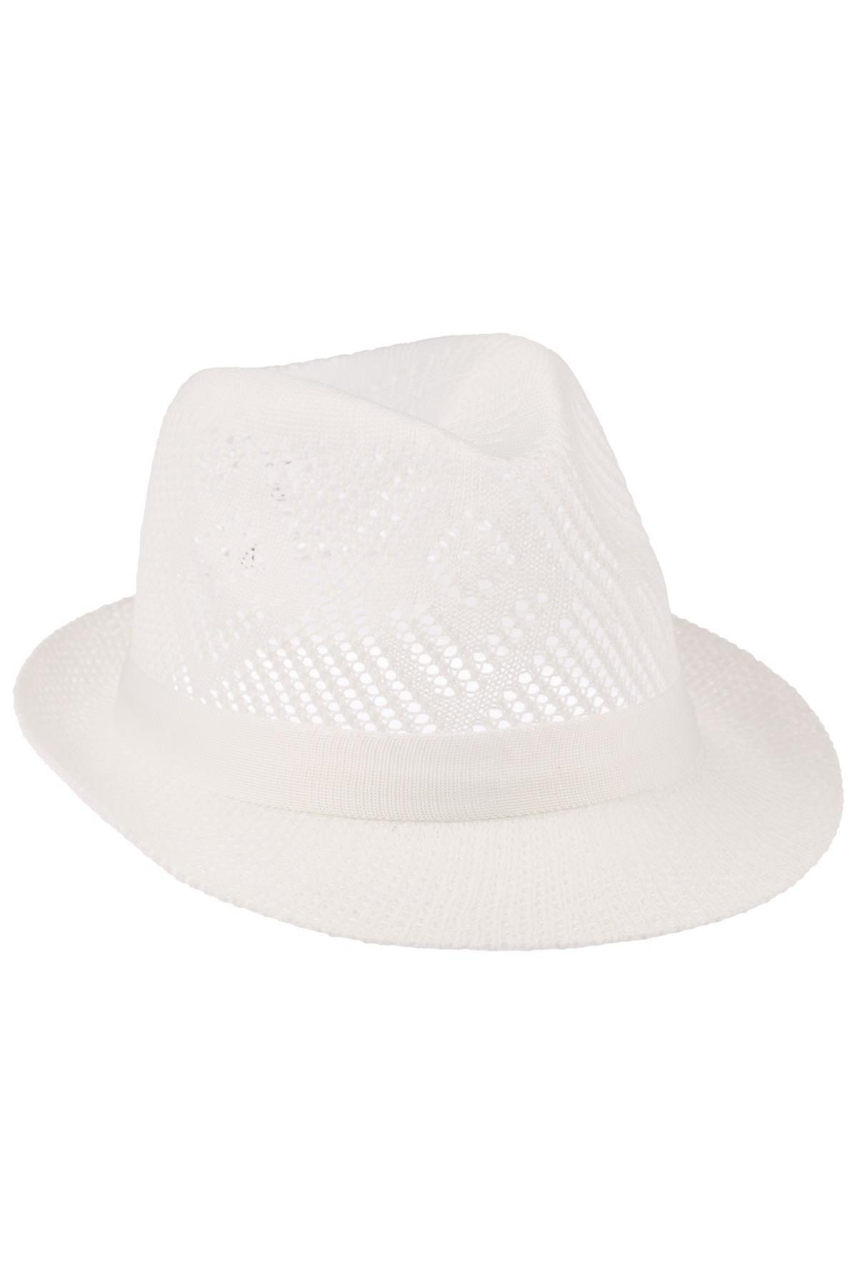 C&CITY Sonnenhut Herren Mercerisierte Fedora Hut