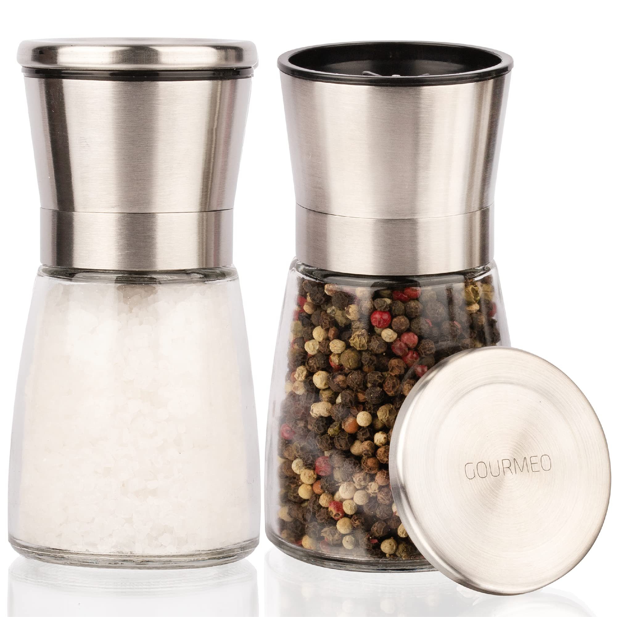 GOURMEO Gewürzbehälter Edelstahl Gewürzmühle Set - günstig online kaufen