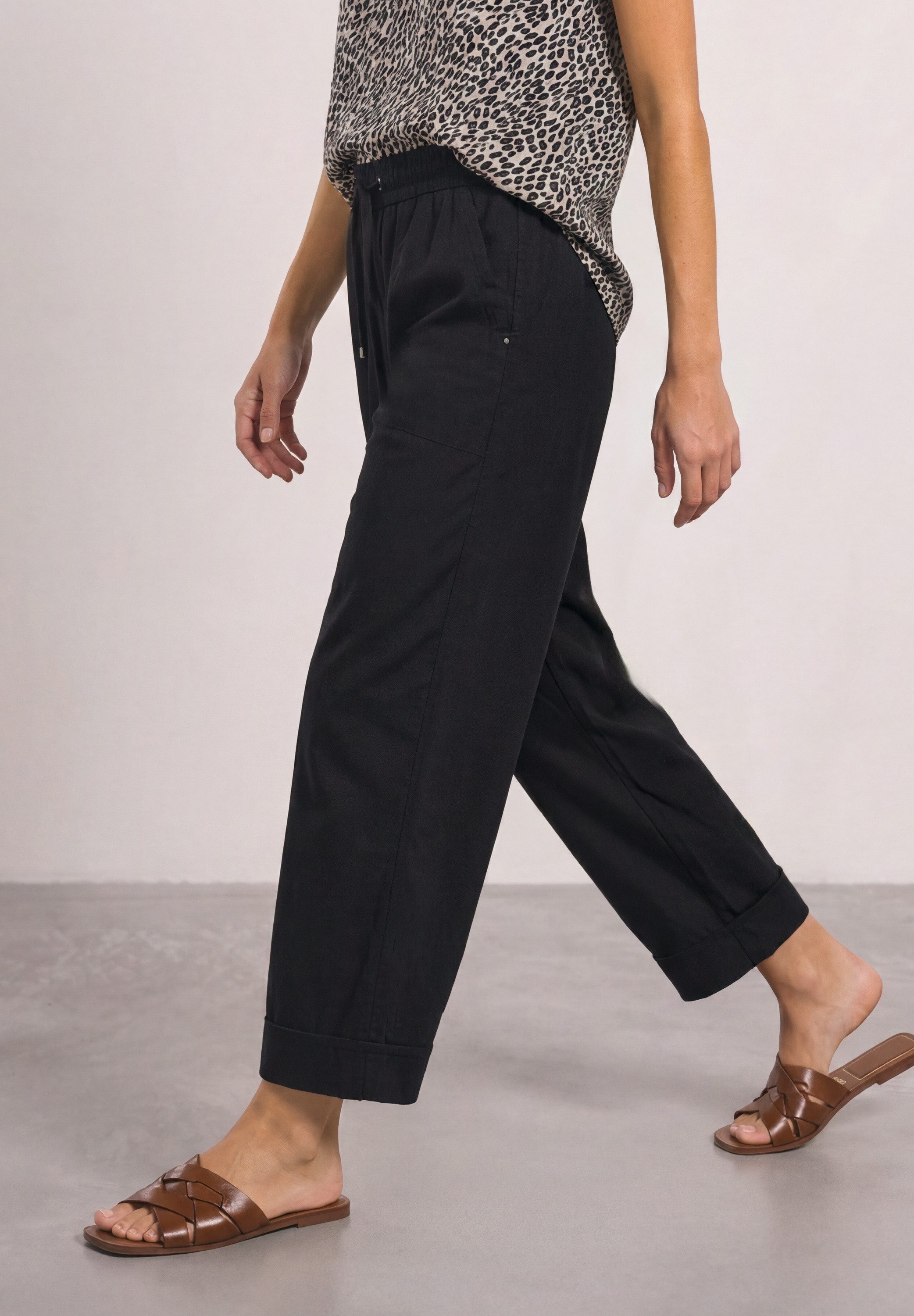 STREET ONE Stoffhose mit Turn-Up Funktion