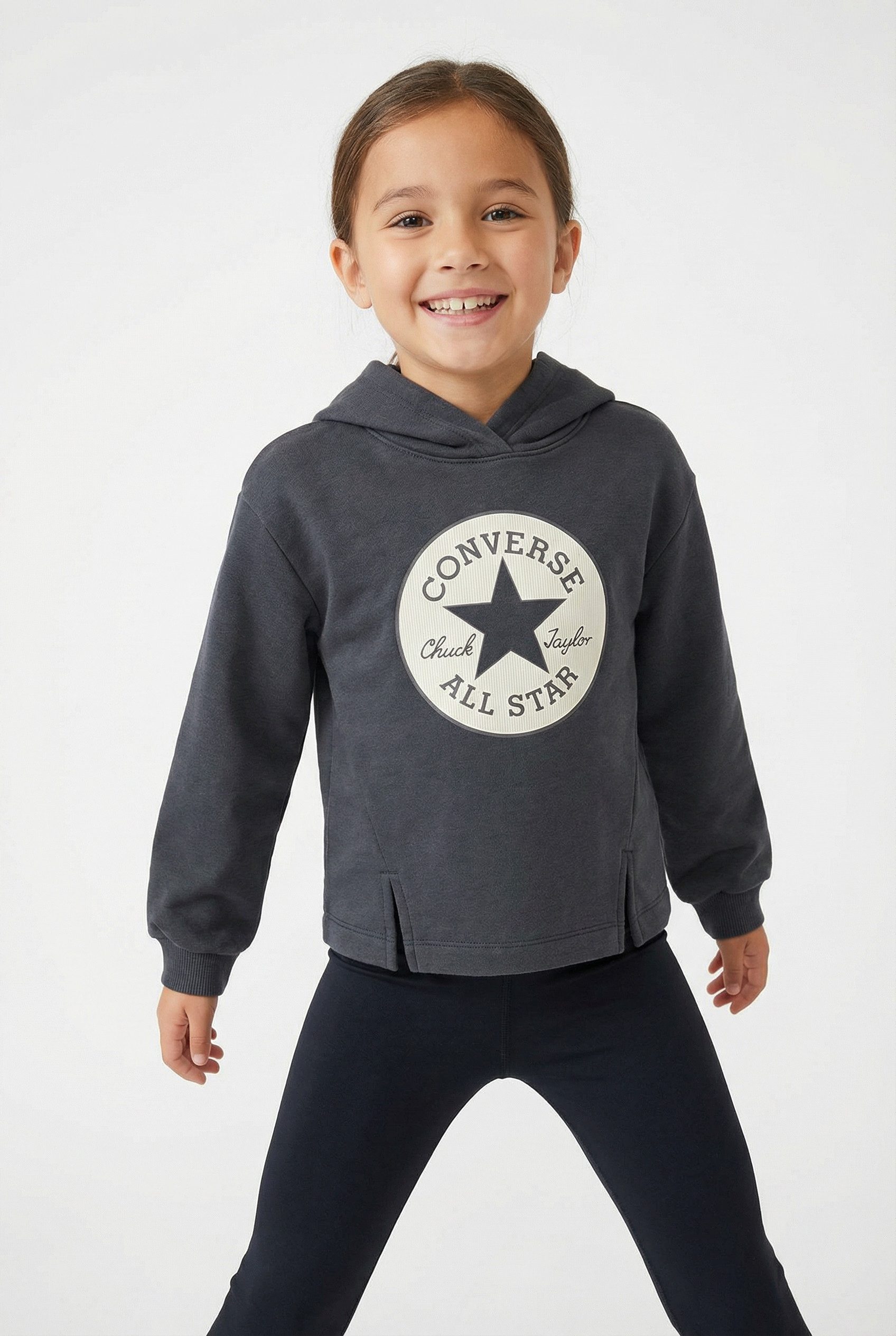 Converse Kapuzensweatshirt CNVG FRENCH TERRY BOXY HOODIE für Kinder und Jugendliche, sportlicher Stil