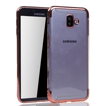König Design Handyhülle Samsung Galaxy J6 Plus, Samsung Galaxy J6 Plus Handyhülle Bumper Backcover Rosa