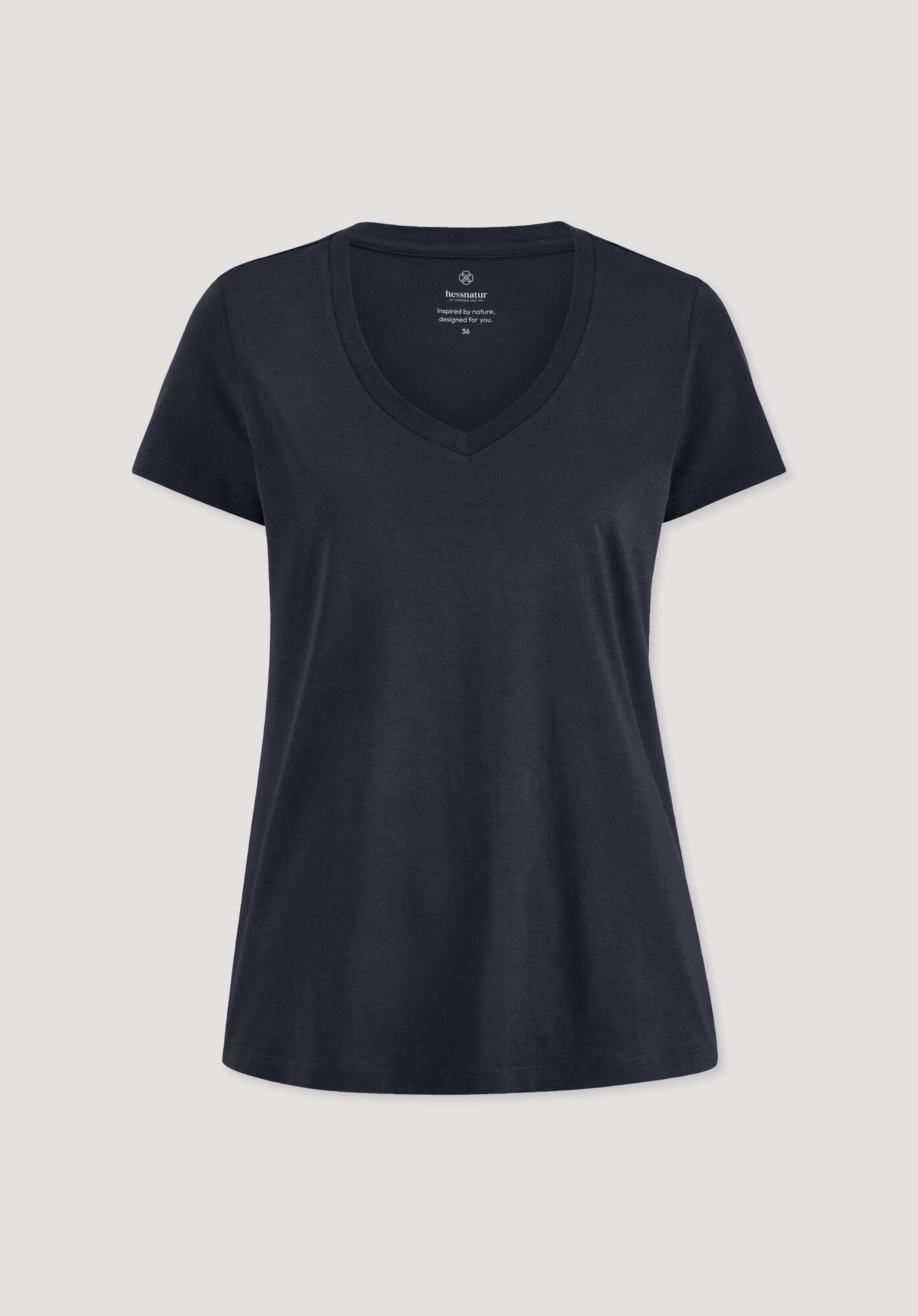 Hessnatur T-Shirt aus reiner Bio-Baumwolle (1-tlg)
