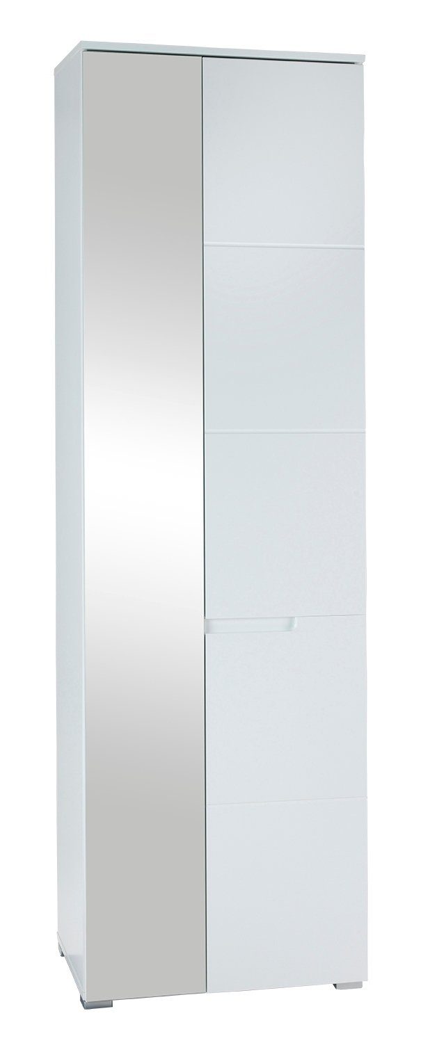 Garderobe Garderobenschrank, SABIA, Weiß, B 60 cm, T 40 cm günstig online kaufen