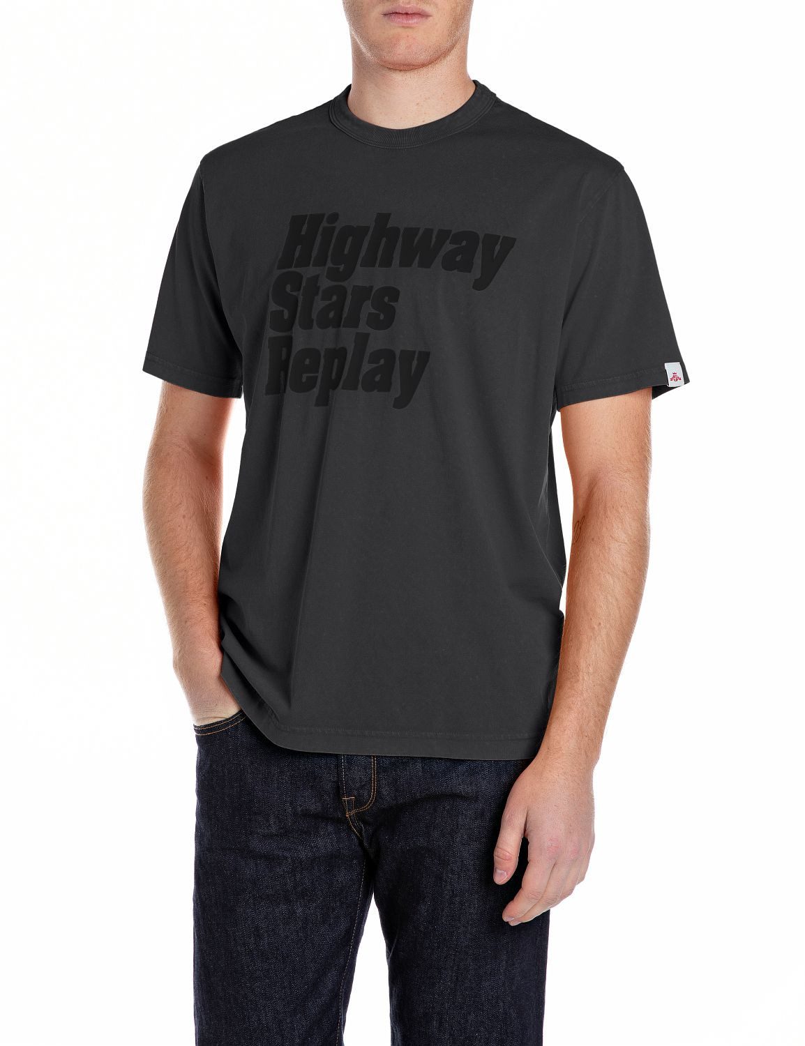 Replay T-Shirt mit Front-Print günstig online kaufen