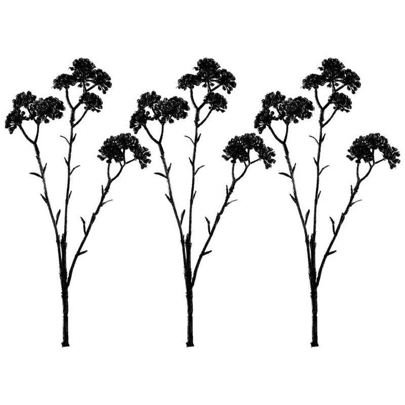 Kunstblume Tolle künstliche Girlande mit Beeren in schwarz 3er 43 cm, matches21 HOME & HOBBY, Höhe 43 cm