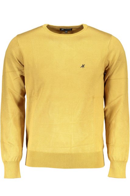 U.S. GRAND POLO Strickpullover Elegantes Oversize Gelbes Herrenhemd mit Run günstig online kaufen