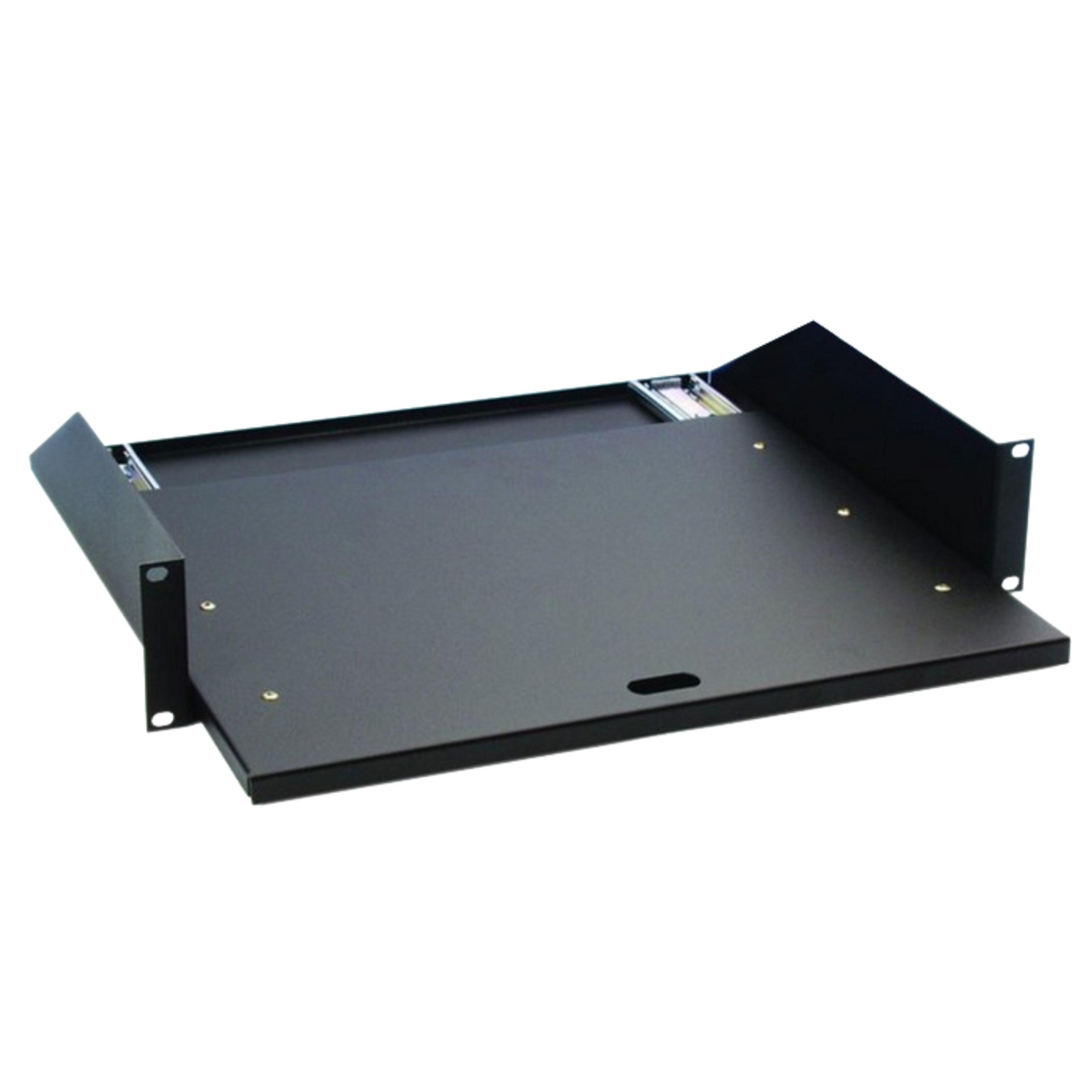 Adam Hall Koffer, 87555 - 19" Ablage 2HE ausziehbar - Rackzubehör
