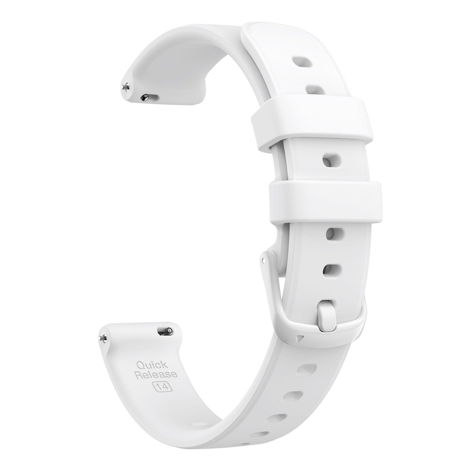Wigento Smartwatch-Armband Für Garmin Lily 2 hochwertiges Silikon Armband Watch Ersatz Arm Band