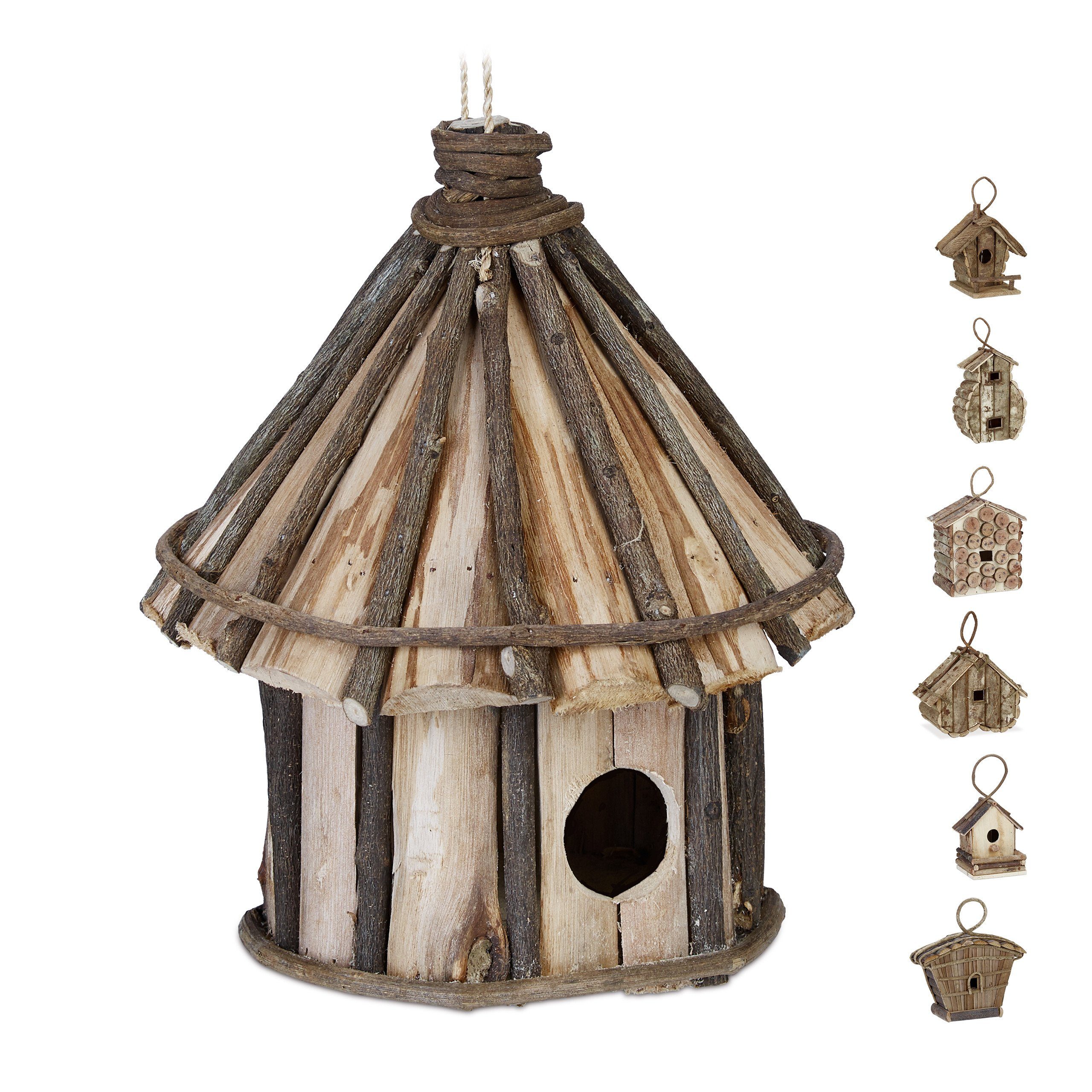 relaxdays Vogelhaus Deko Vogelhaus in verschiedenen günstig online kaufen