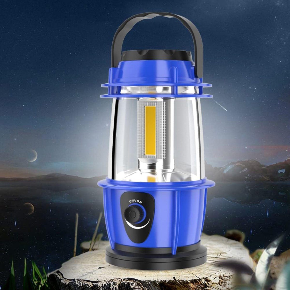 yozhiqu LED Laterne LED-Campinglampe batteriebetrieben, tragbare Camping-Laterne, wasserdichtes Zelt Licht für Notfälle, Camping, Outdoor, Wandern