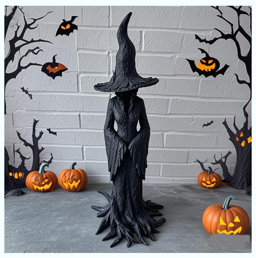 CLTYQ Dekofigur Gothic-Resin-Halloween-Figur, charmante Hexenstatue (1 günstig online kaufen