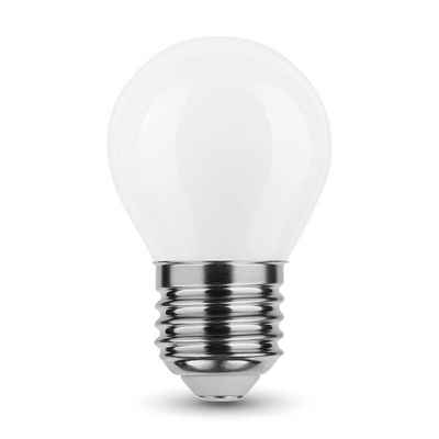 Modee Smart Lighting LED-Leuchtmittel 4W E27 Mini E27 LED Leuchtmittel Birne Kugel G45, 1 St., Warmweiß, Innenraum-Leuchtmittel Lampe Form G45, 430 Lumen, Michglas, Standard E27 Edison Gewinde