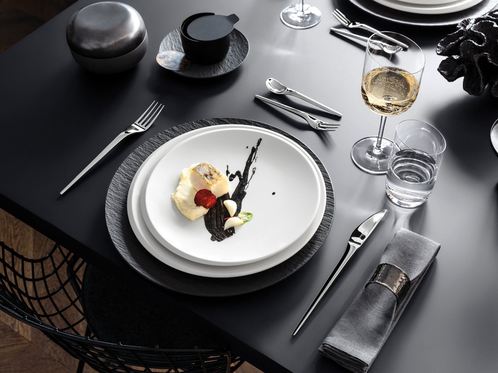 Villeroy & Boch Frühstücksteller NewMoon Frühstücksteller 24 cm