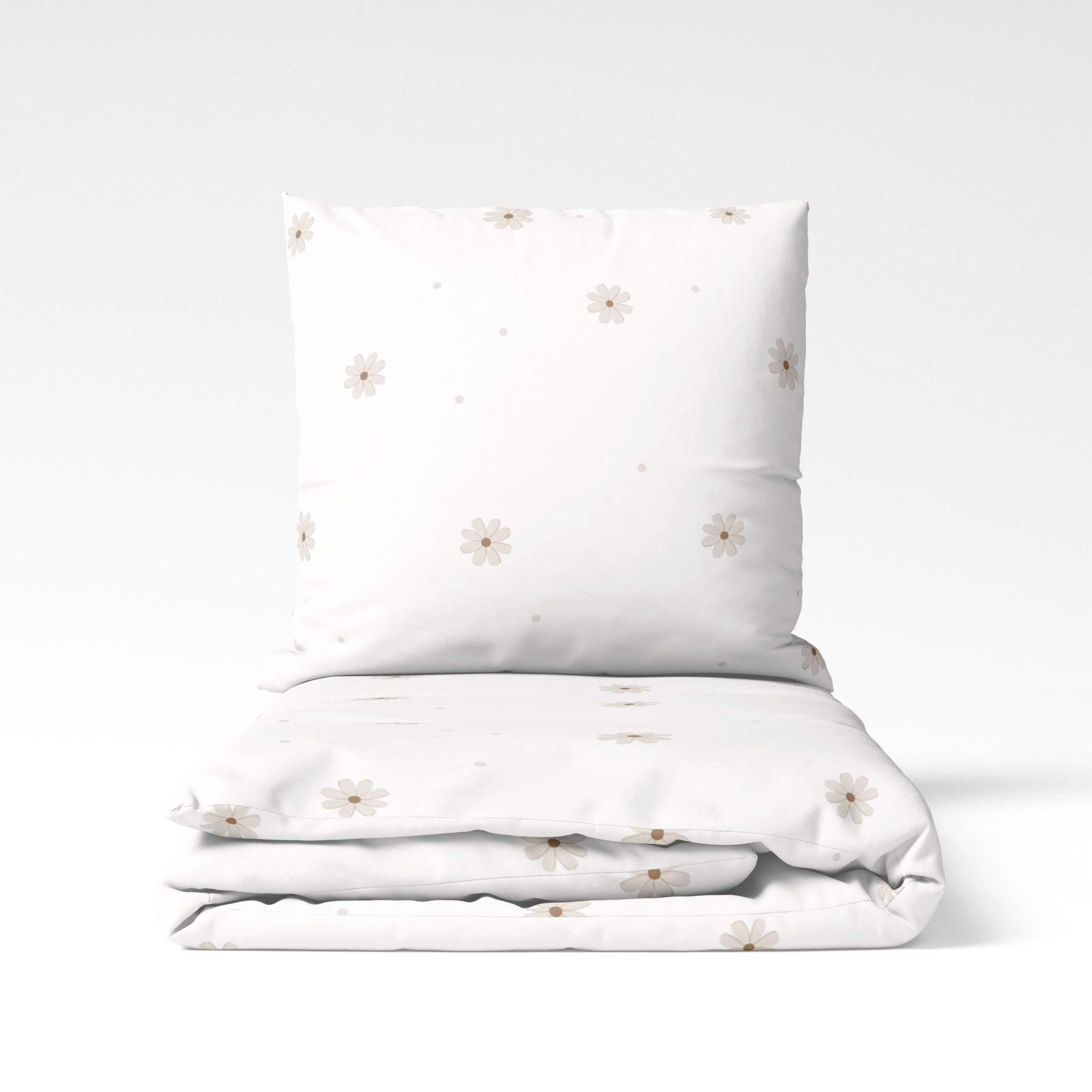 MTOnlinehandel Kinderbettwäsche Flower Power 135x200 + günstig online kaufen