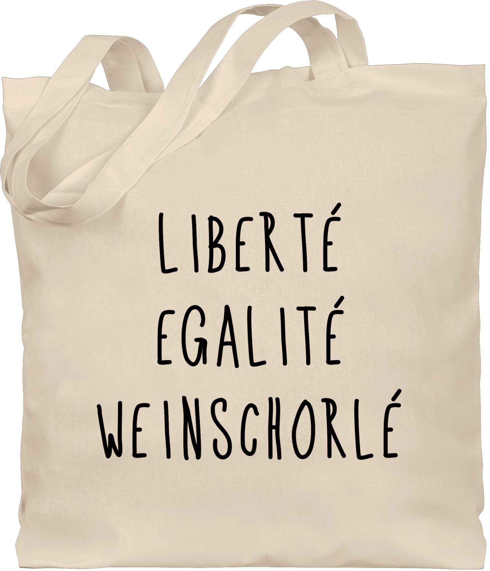 Umhängetasche Liberte Egalite Weinschorle schwarz