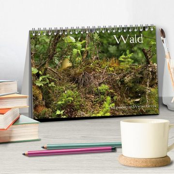 CALVENDO Wandkalender Wald (Tischkalender 2024 DIN A5 quer), CALVENDO Monatskalender