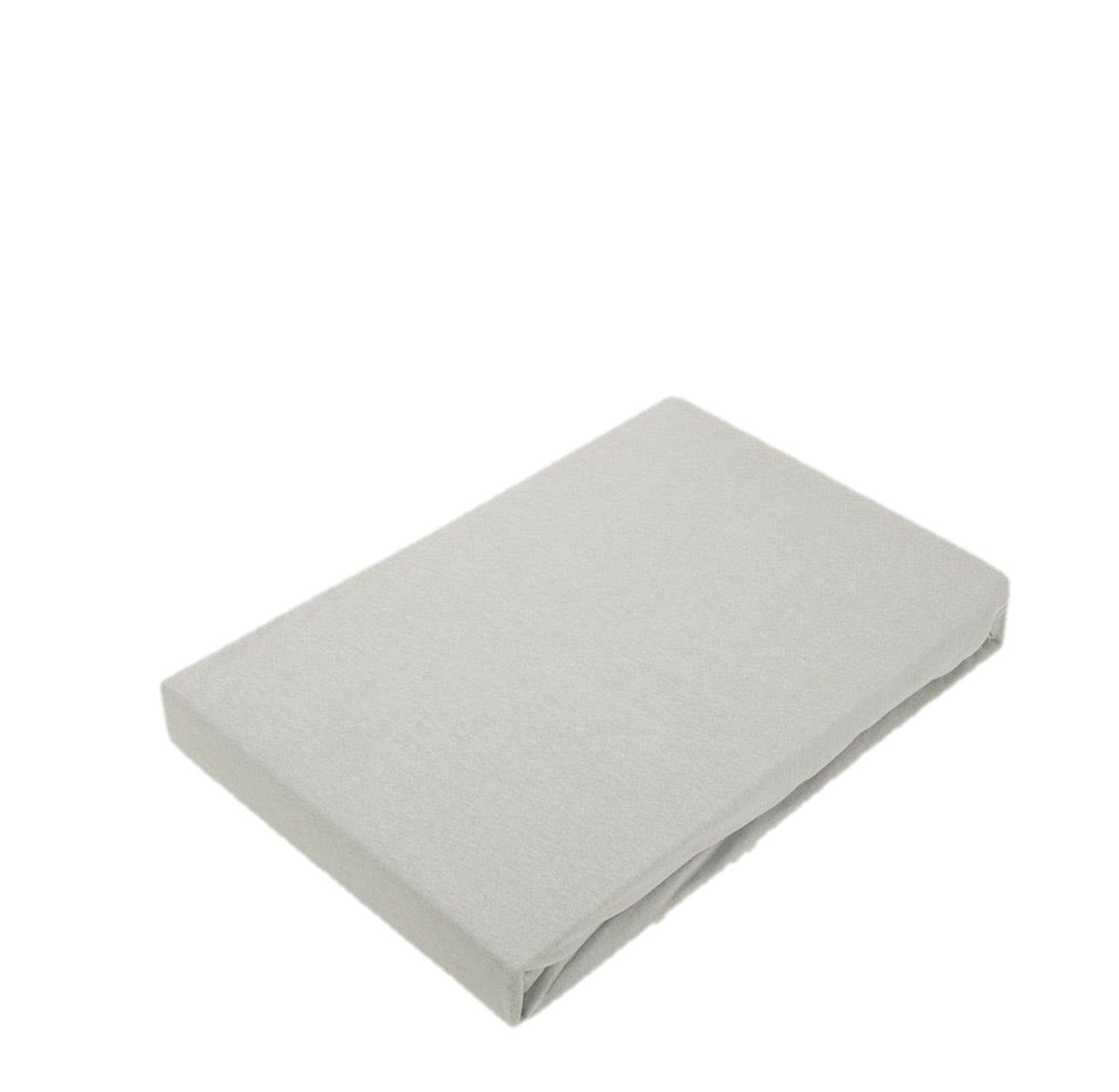 EXKLUSIV HEIMTEXTIL Spannbettlaken Marke Jersey Spannbettlaken Spannbetttuch Bettlaken Rundumgummizug, Jersey, Gummizug: rundum, (1 Stück), mit Rundumgummizug