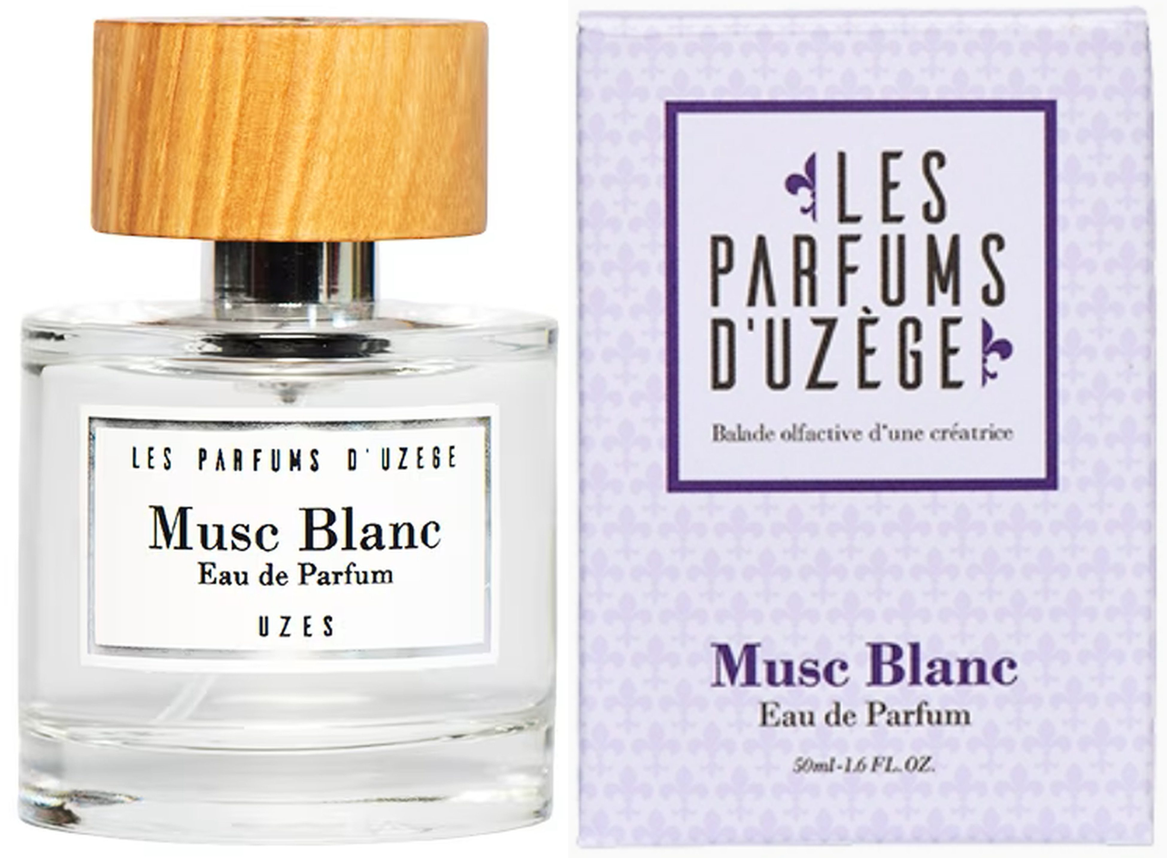 Les Parfums D'Uzège Eau de Parfum MUSC BLANC Damen Spray (EDP) aus Frankreich, Französisches Parfum aus Uzès – Duft aus dem Herzen Südfrankreichs