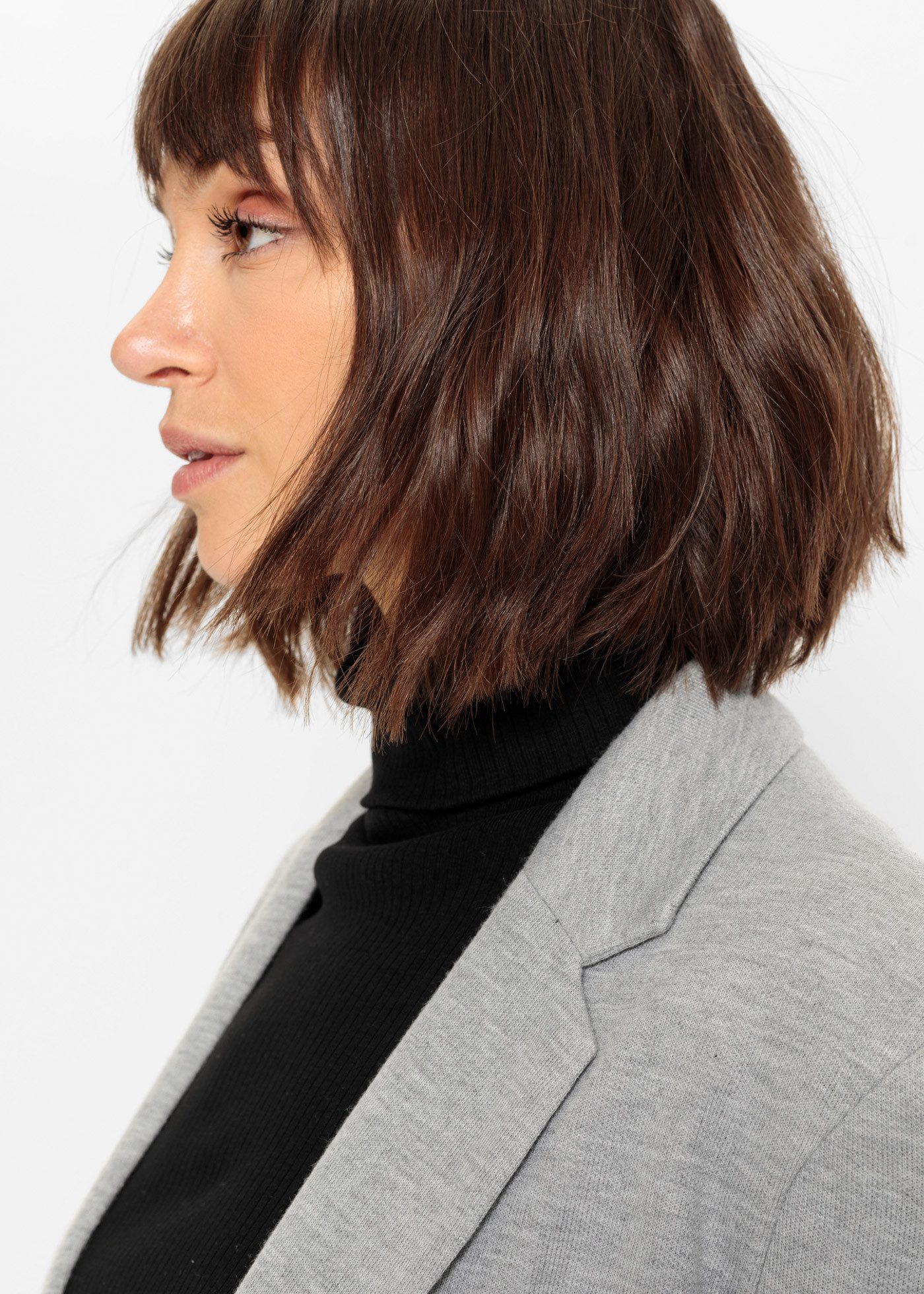 bonprix Jerseyblazer (1-tlg) mit Reverskragen, lockere Passform, aus Viskose und Polyester