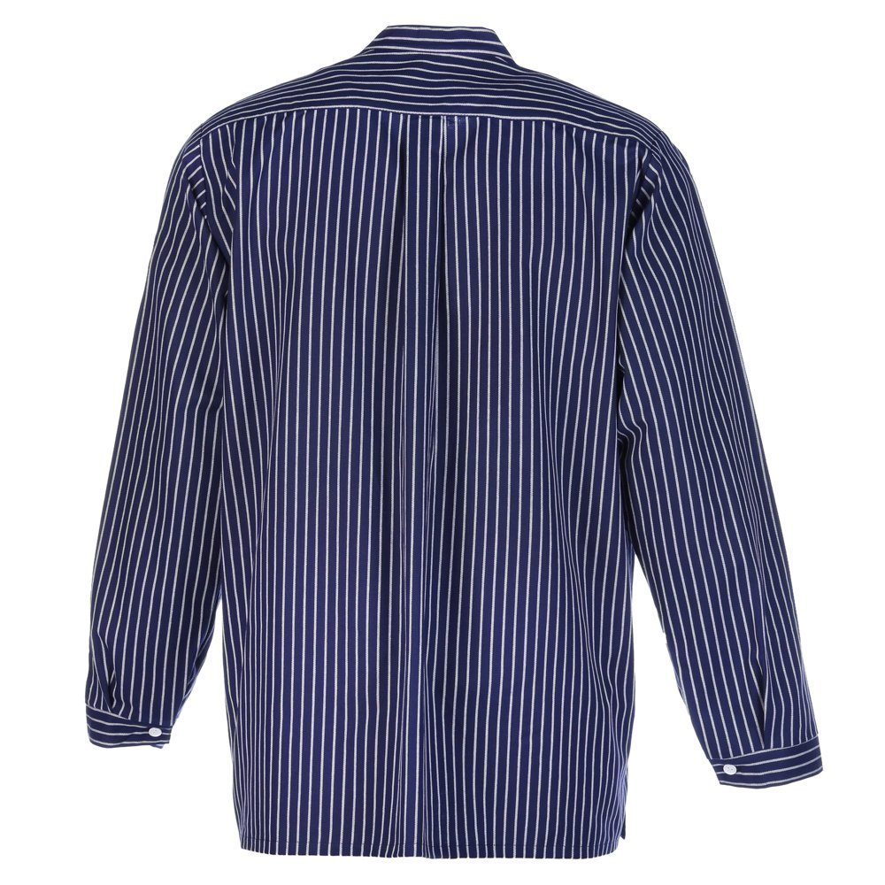 modAS Langarmhemd Unisex Fischerhemd "H. Mück" - Finkenwerder Hemd Baumwolle gestreift