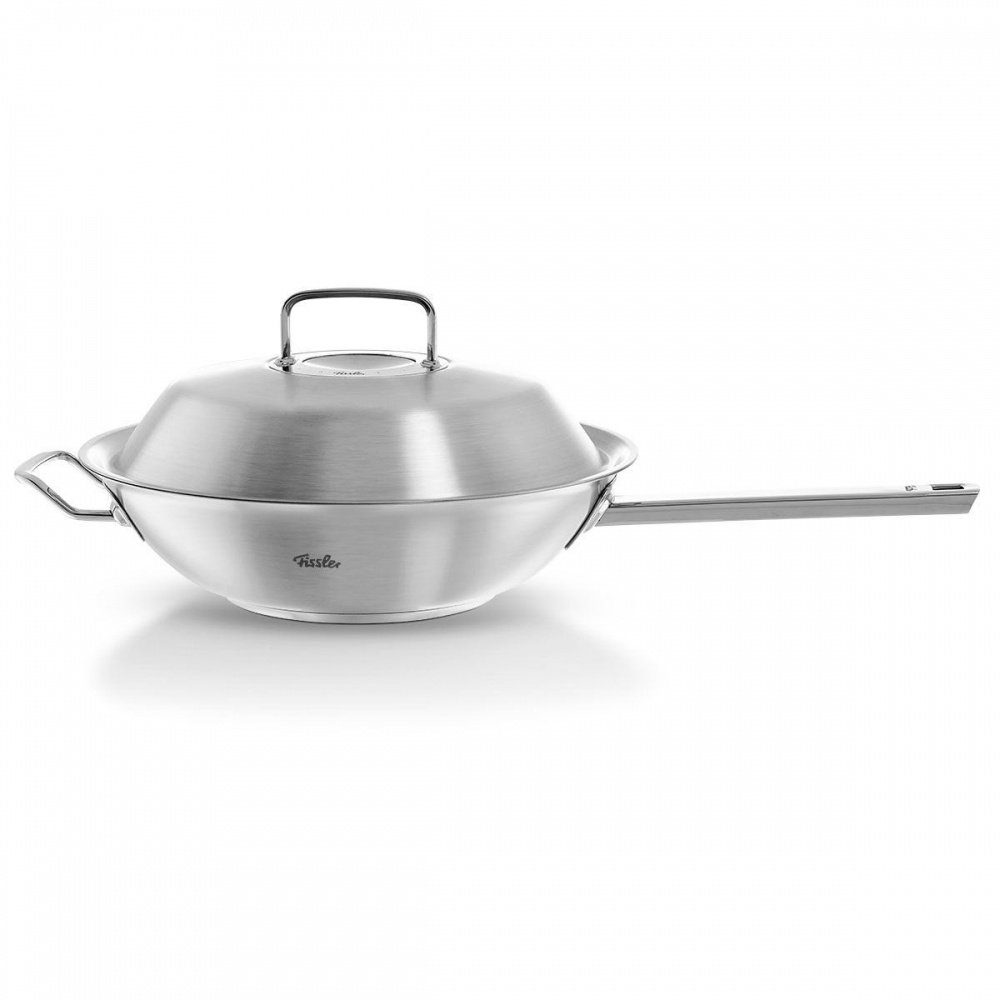 Fissler Wok pure-profi collection Ø 30 cm, Edelstahl 18/10 (1-tlg),  Produktart: Wokpfanne