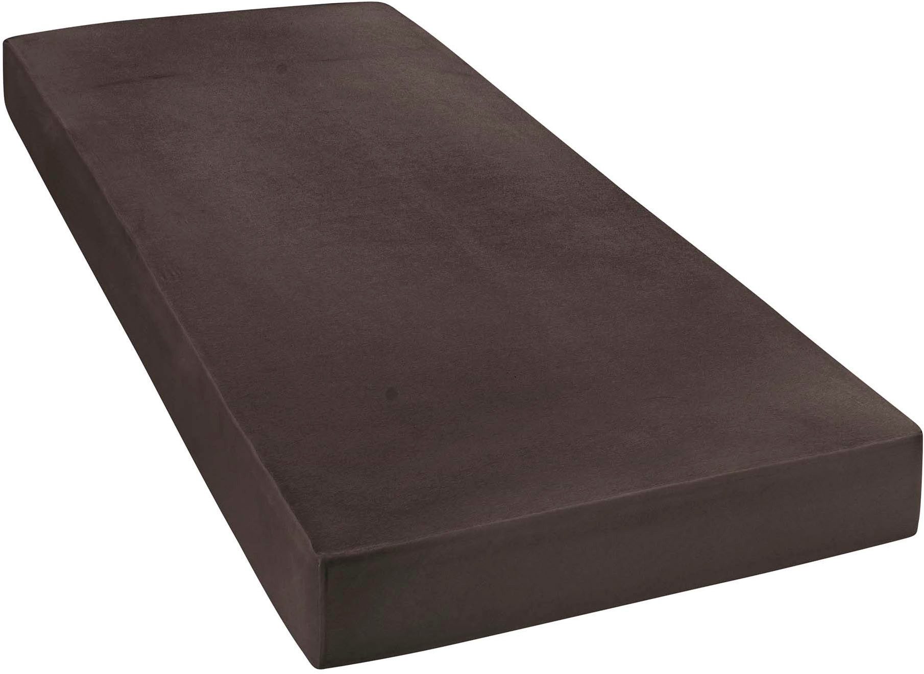 Janine Spannbettlaken MAKO-FEINJERSEY 5007, Mako-Jersey, Gummizug: rundum, (1 Stück), aus 100% Baumwolle, für Matratzen bis 26 cm Höhe