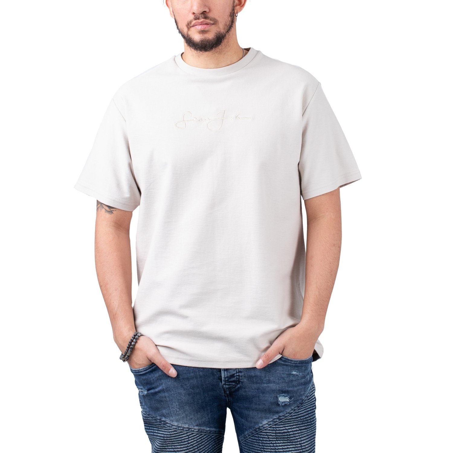 Sean John T-Shirt Sean John Script Logo Terry Tee