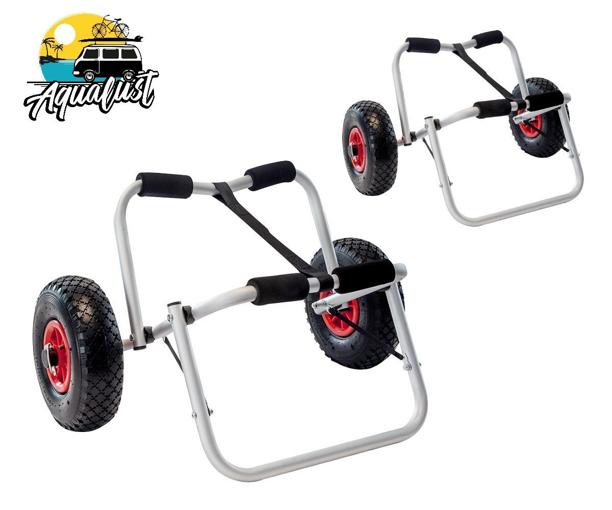 Aqualust SUP-Board AQUALUST SUP CART 2 Stück Kajak- Sup-Board Kanuwagen Paddle Transport