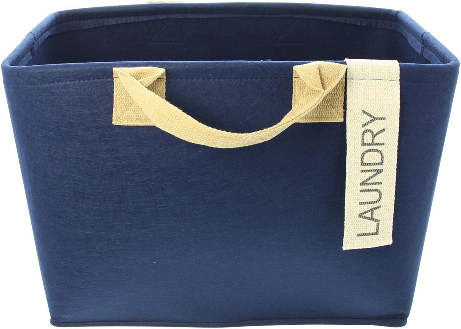 Dekoleidenschaft Wäschekorb "Laundry" aus Filz in günstig online kaufen