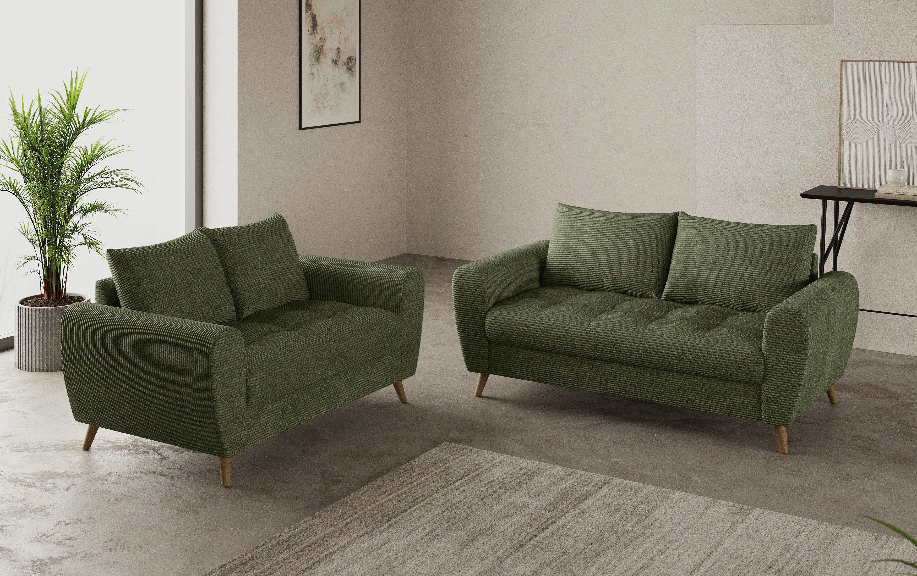 Mr. Couch 2,5-Sitzer "Blackburn II" Mit Kaltschaumpolsterung bis 140 kg bel günstig online kaufen