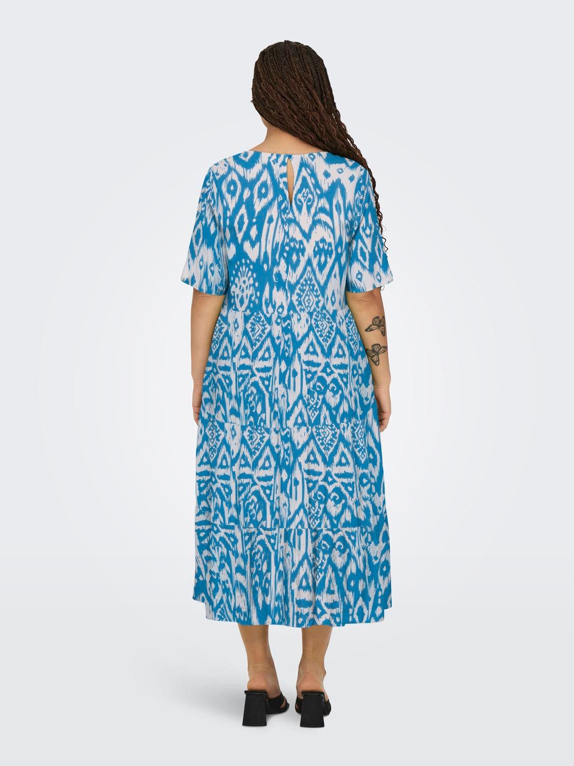 ONLY CARMAKOMA Druckkleid CARMARRAKESH LIFE SS günstig online kaufen
