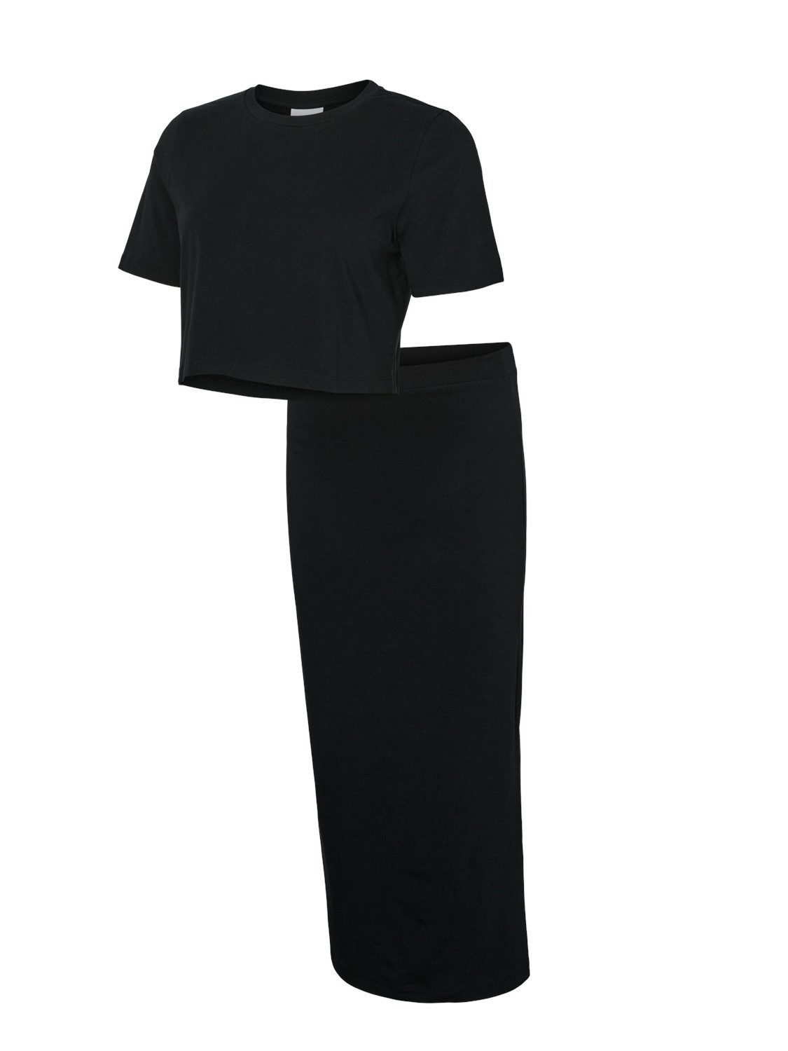 Mamalicious Kurzarmshirt MLKERRIE TOP & SKIRT JRS SET NOOS (Set, 2-tlg)