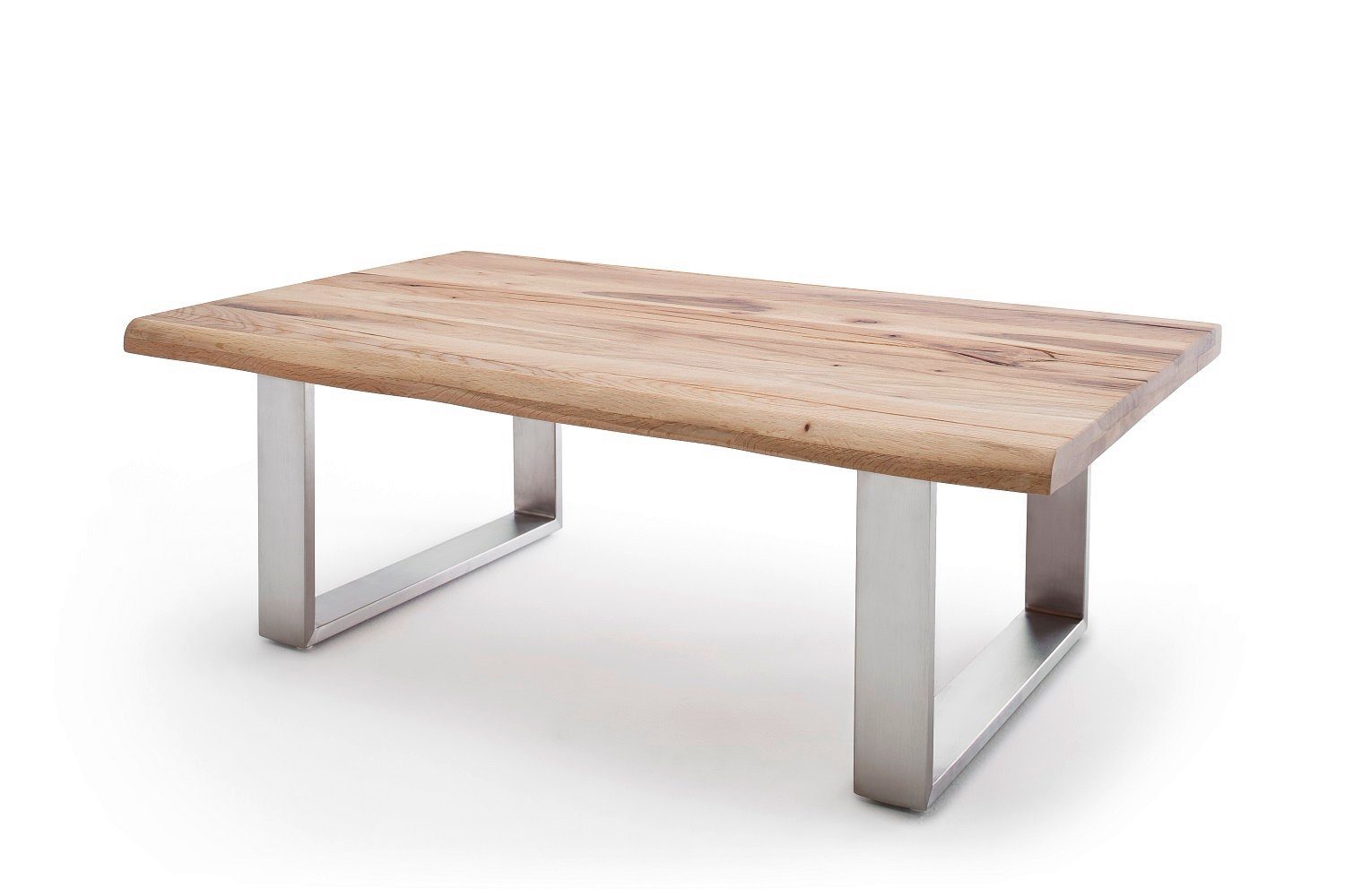 Sagana, Baumkante Couchtisch furniture MCA Zerreiche-massiv U-Form geölt rechteckig