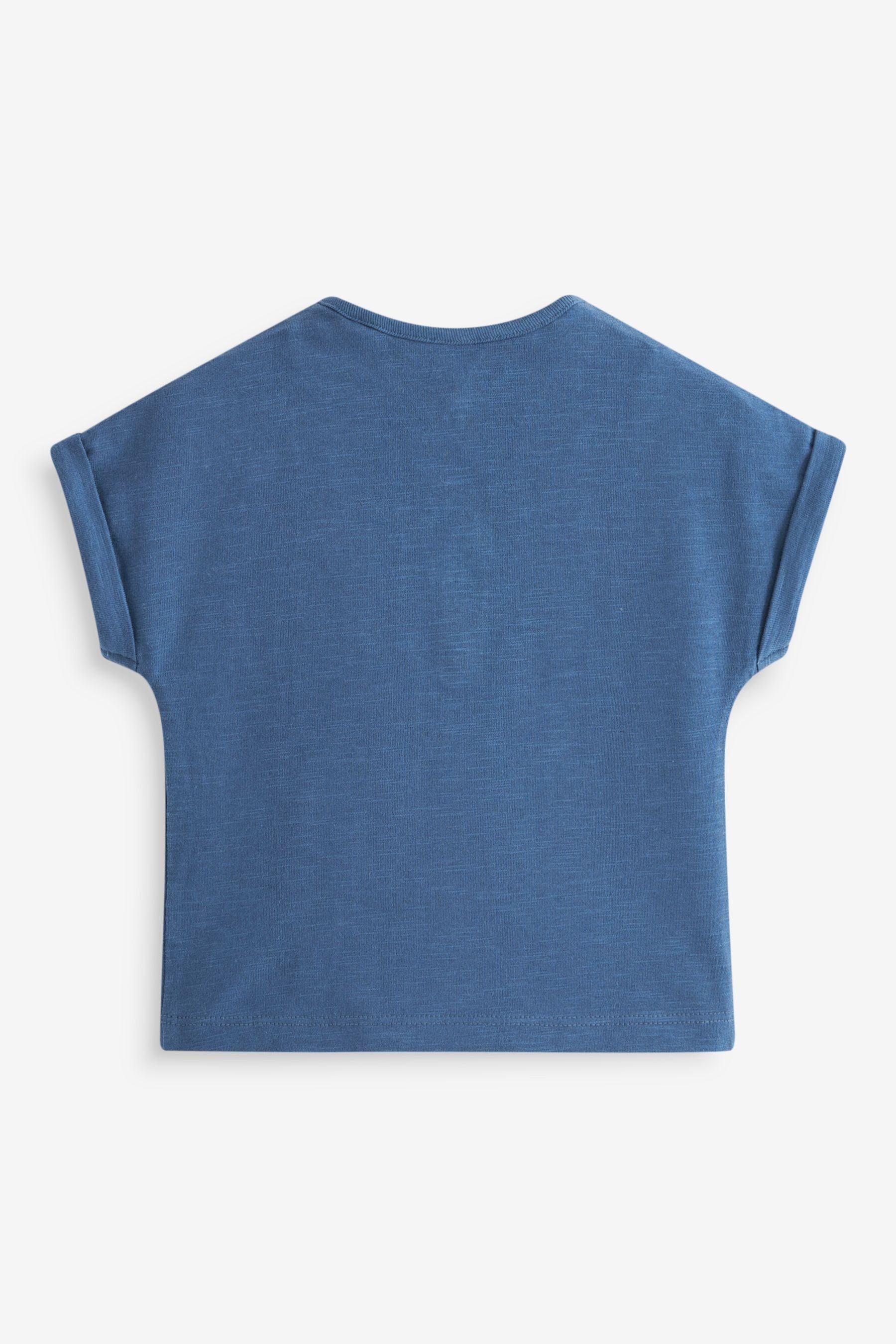 Next T-Shirt 4er-Pack Blue Jersey (4-tlg) aus Baby-T-Shirts