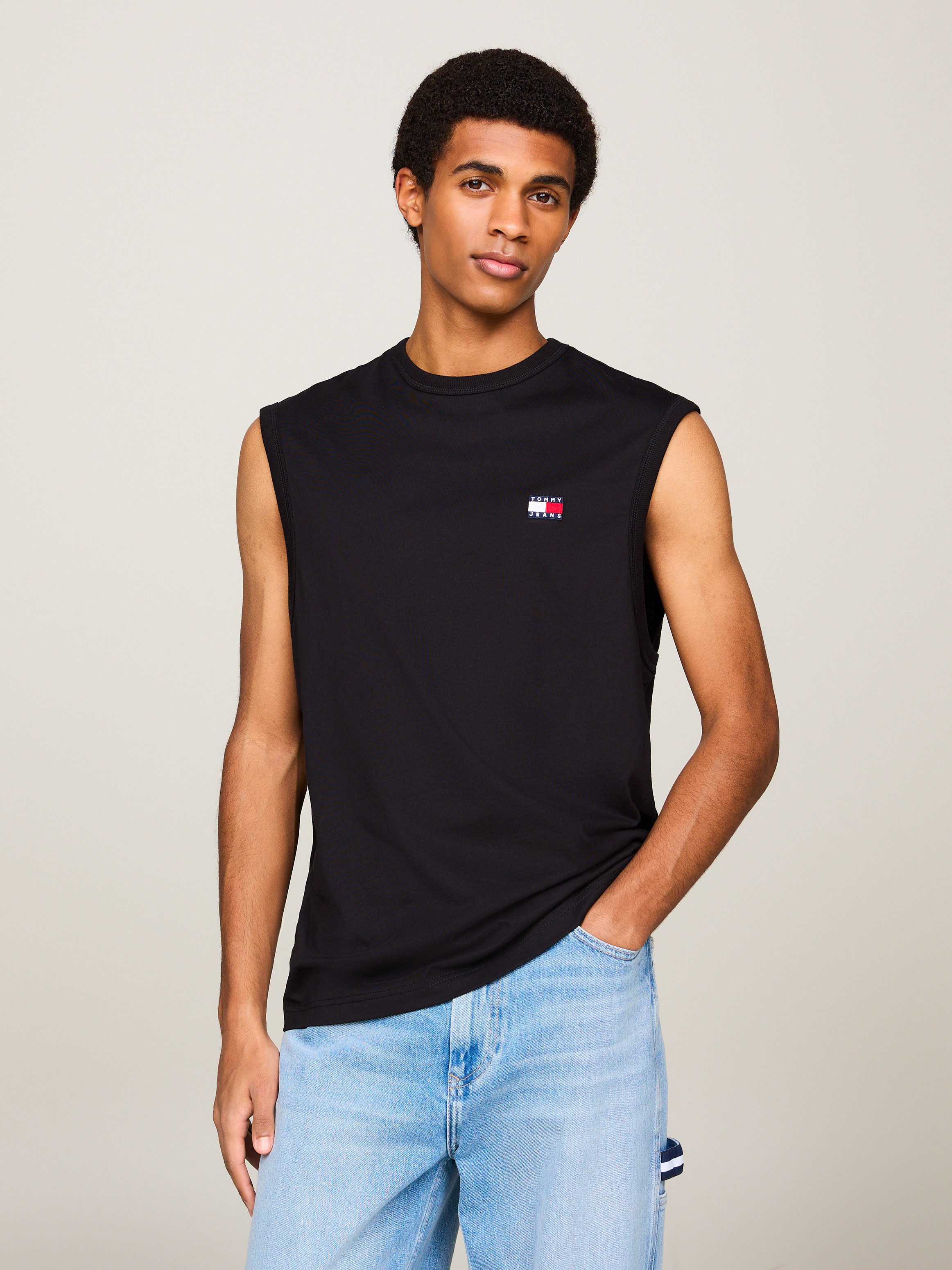 Tommy Jeans Plus Tanktop TJM REG BADGE TANK TOP EXT Große Größen