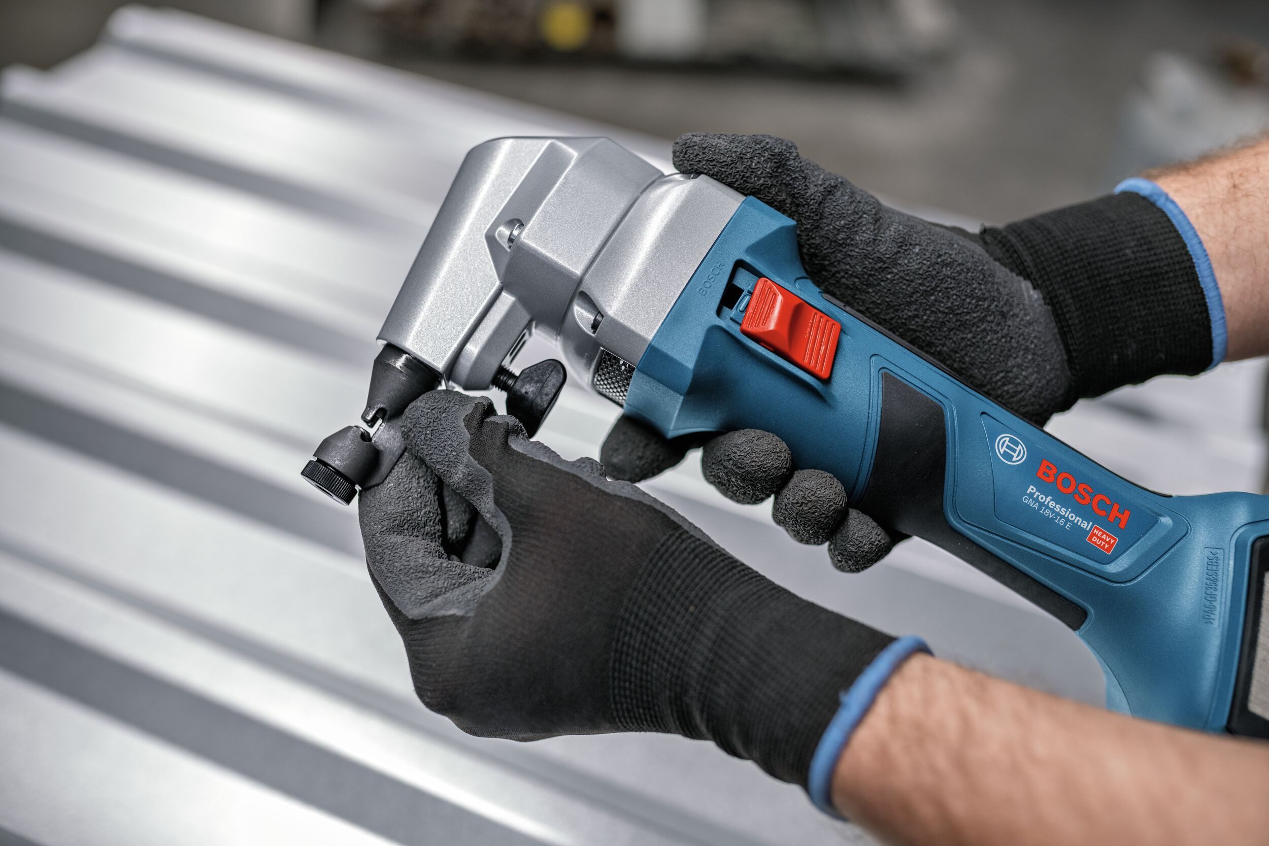 BOSCH Akku-Knabber GNA 18V-16 E, 18 in V, Nager Ohne Akku - im Karton
