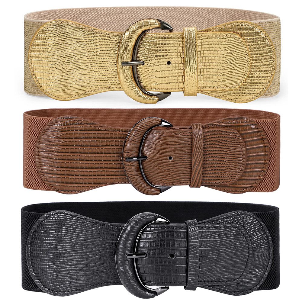 Coonoor Taillengürtel Retro Taillengürtel breiter Damengürtel mit eleganter günstig online kaufen