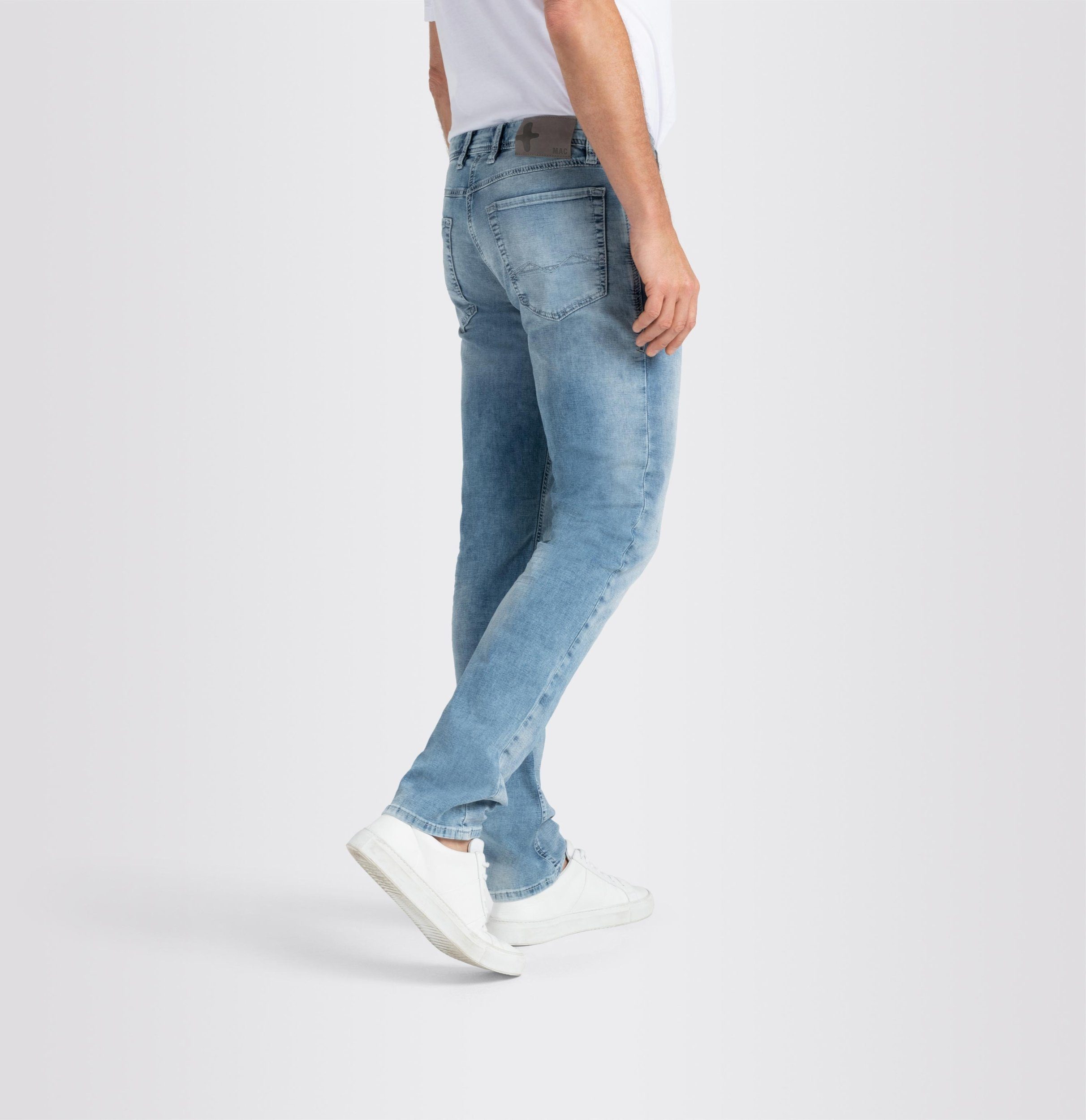 Light Hellblau Denim Jog'n Jeans, MAC 5-Pocket-Jeans - Sweat JEANS
