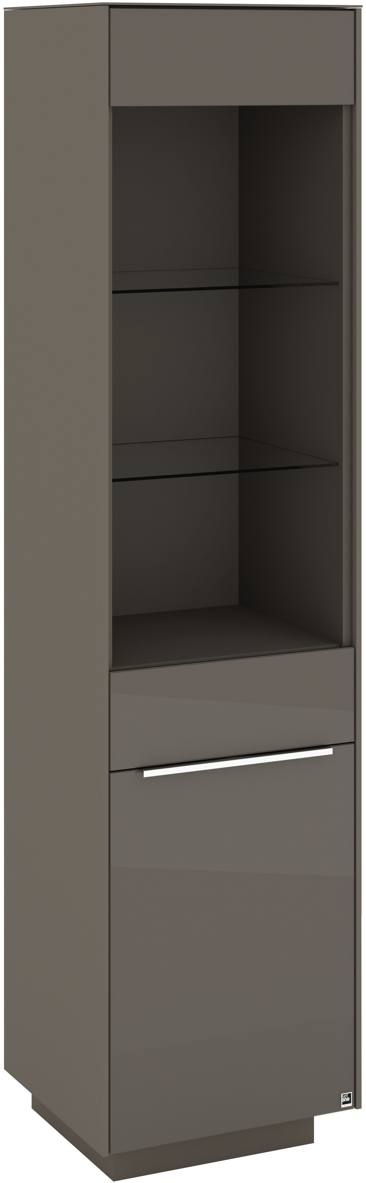 set one by Musterring Standvitrine Reno (1-St) Mit Sockel in diversen Farben, 193 cm Höhe & Farbauswahl