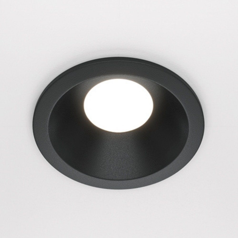 click-licht Einbauleuchte Deckeneinbaustrahler Zoom in Schwarz GU10 IP65 rund, keine Angabe, Leuchtmittel enthalten: Nein, warmweiss, Einbaustrahler, Einbauleuchte | Kinderlampen