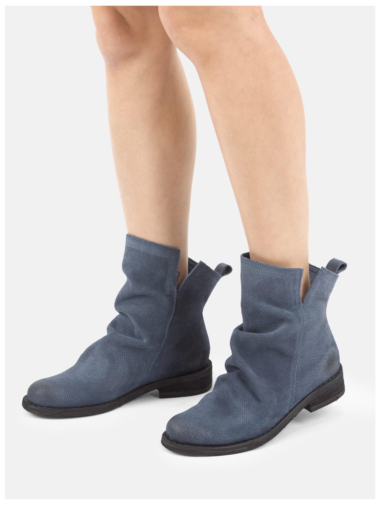 Felmini Stiefelette Veloursleder . Stiefelette (1-tlg)