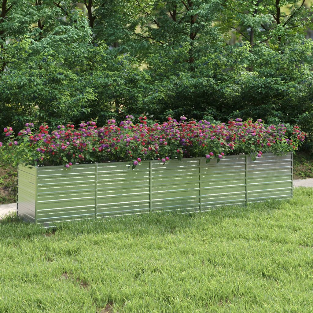 vidaXL Hochbeet, Garten-Hochbeet 400x80x77 cm Verzinkter günstig online kaufen
