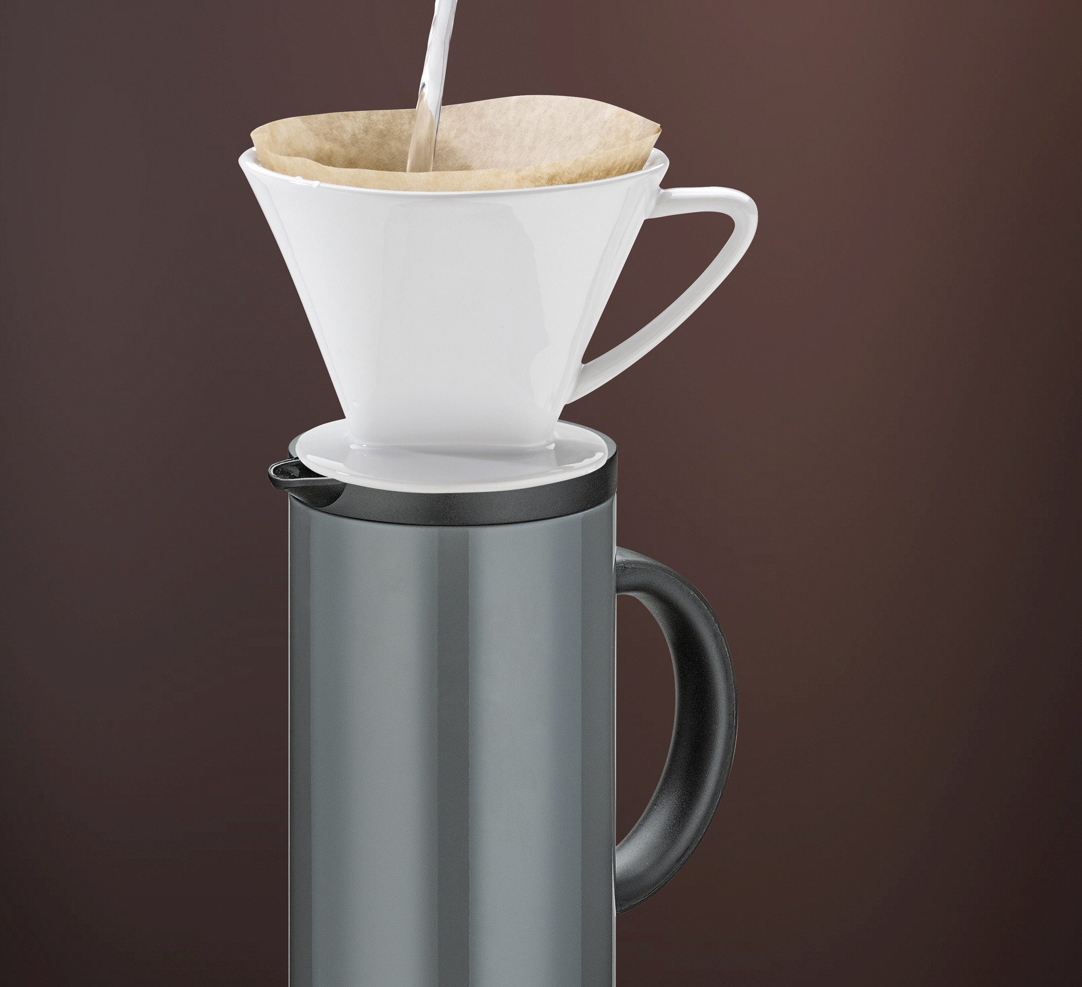 Cilio Isolierkanne Isolierkanne Kaffeekanne Thermoskanne Teekanne 1L cilio FIRENZE cool