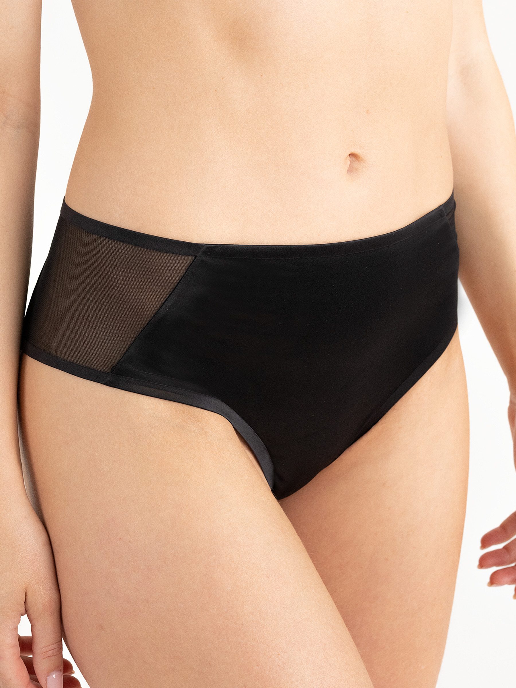 PASSIONATA Taillenslip BIANCA leichte Satin-Mikrofaser, elastisch