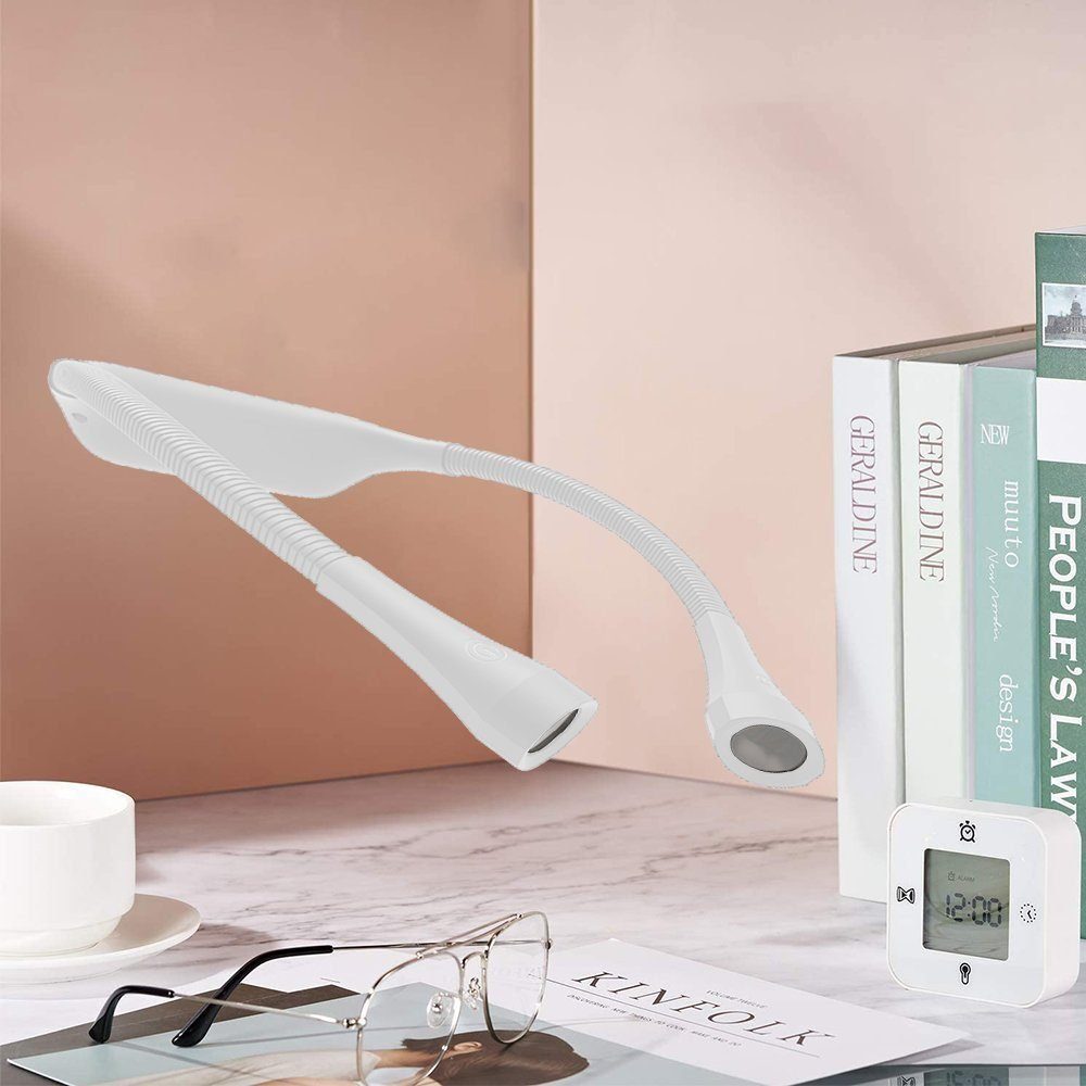 Haiaveng LED Leselampe LED-Hals Farben zum Buch im 3 Lesen Leselampe, Bett, licht