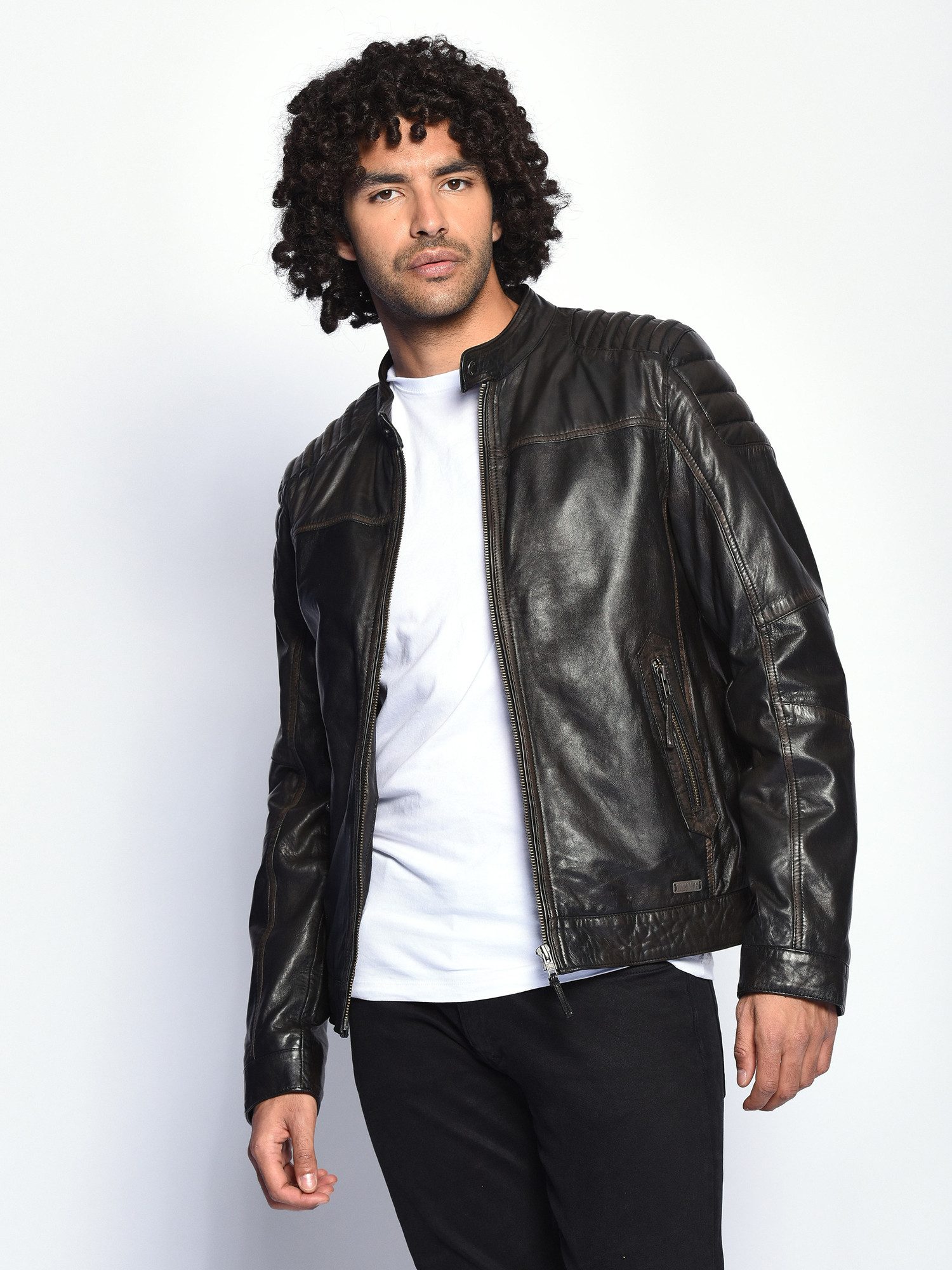 MUSTANG Lederjacke Whyte