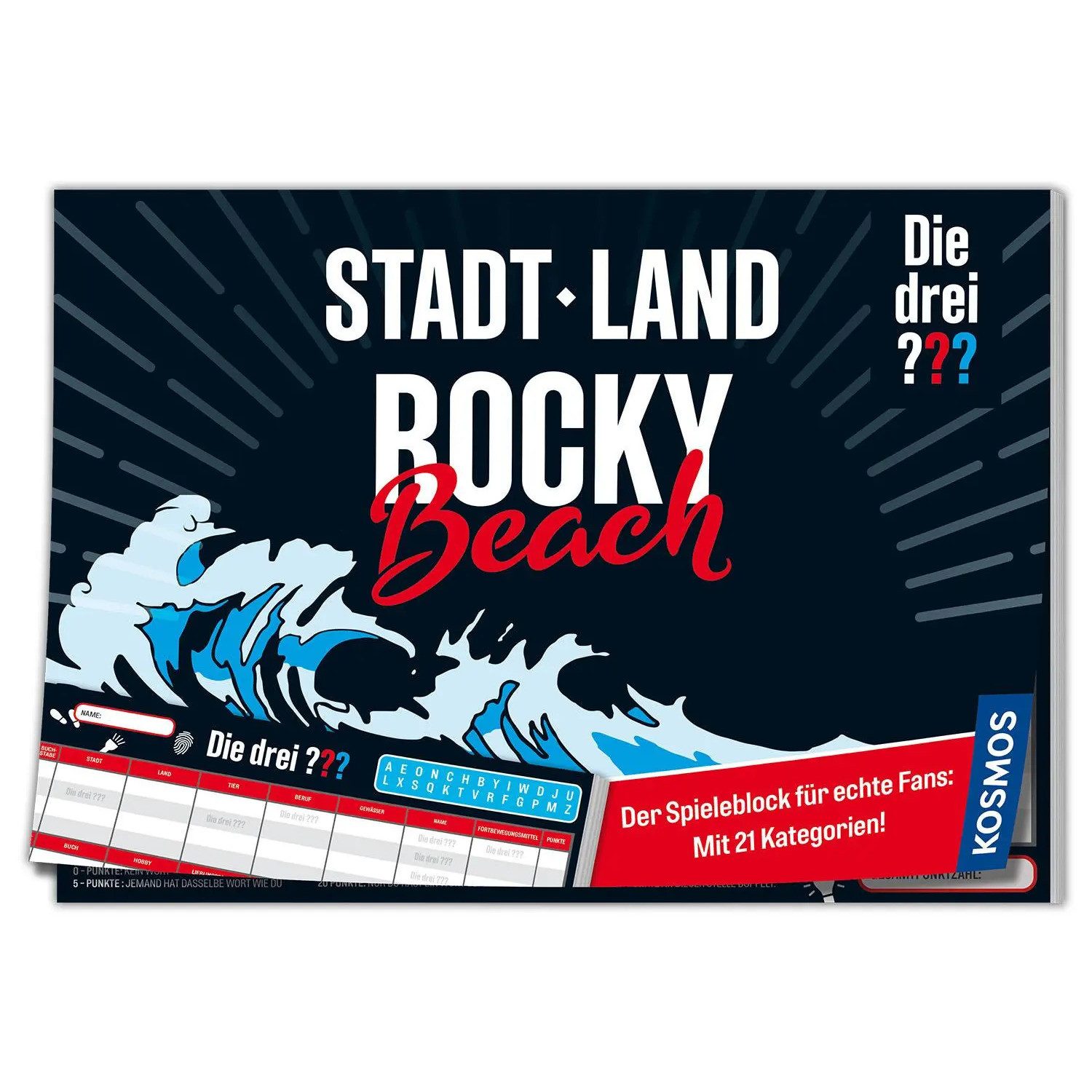 Kosmos Spiel Die drei ???: Stadt - Land - Rocky Beach