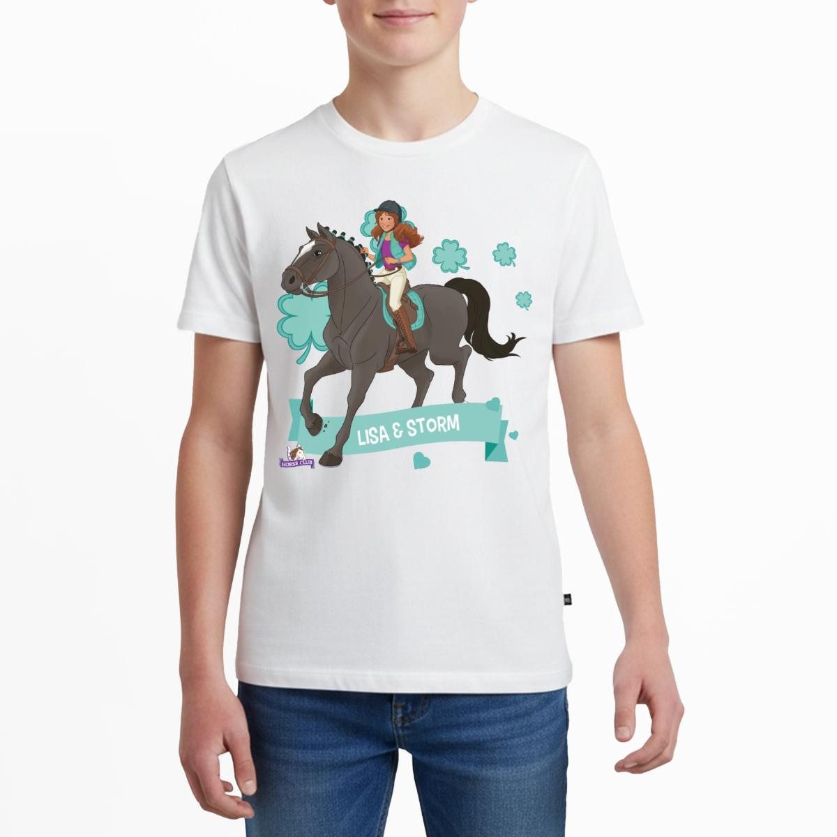 T-Shirt Schleich Horse Club Lisa & Storm reiten aus Teenager Premium T-Shirt